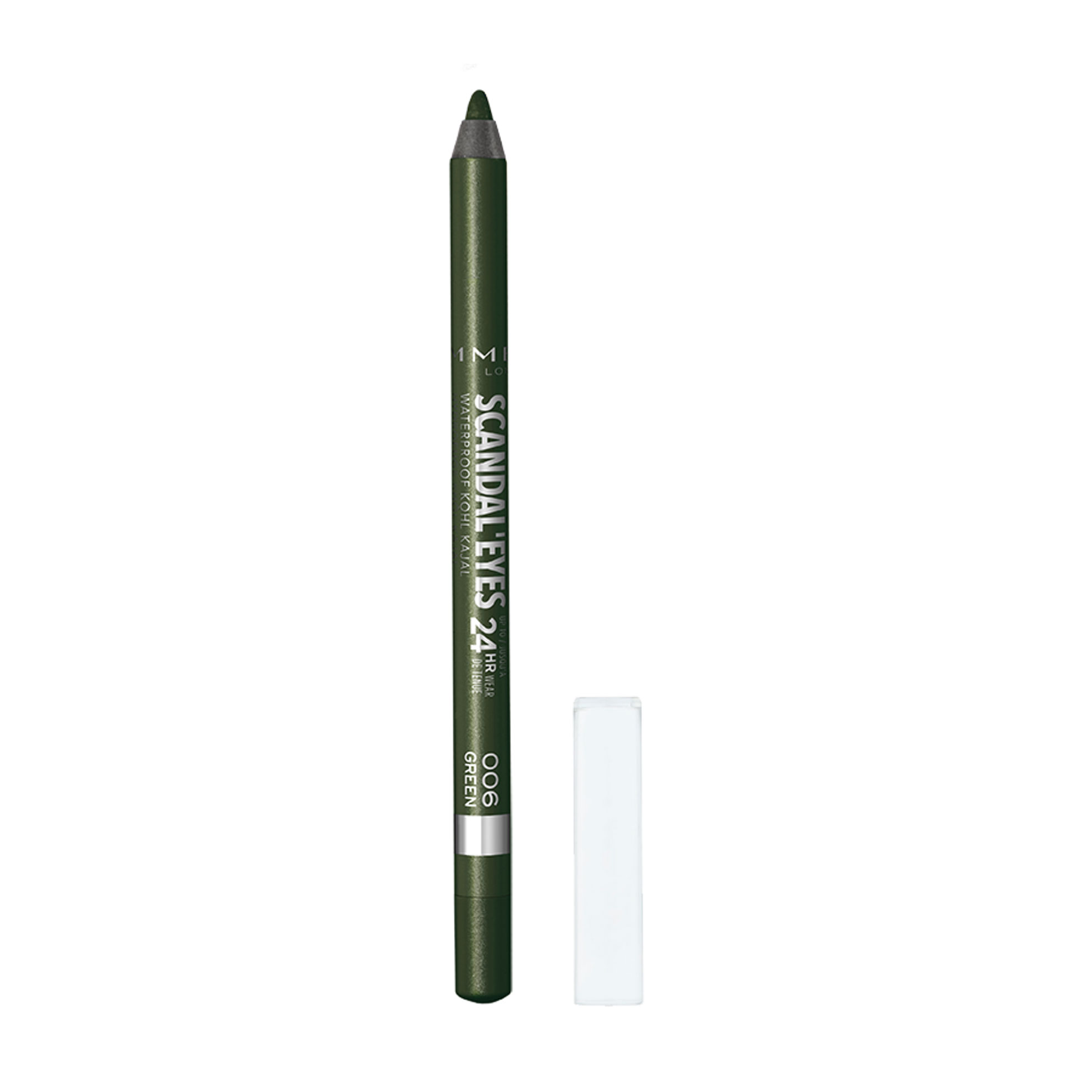 Олівець для очей водостійкий Rimmel Scandal Eyes 24 HR Waterproof Kohl Kajal Eyeliner 006 Green, 1.3 г